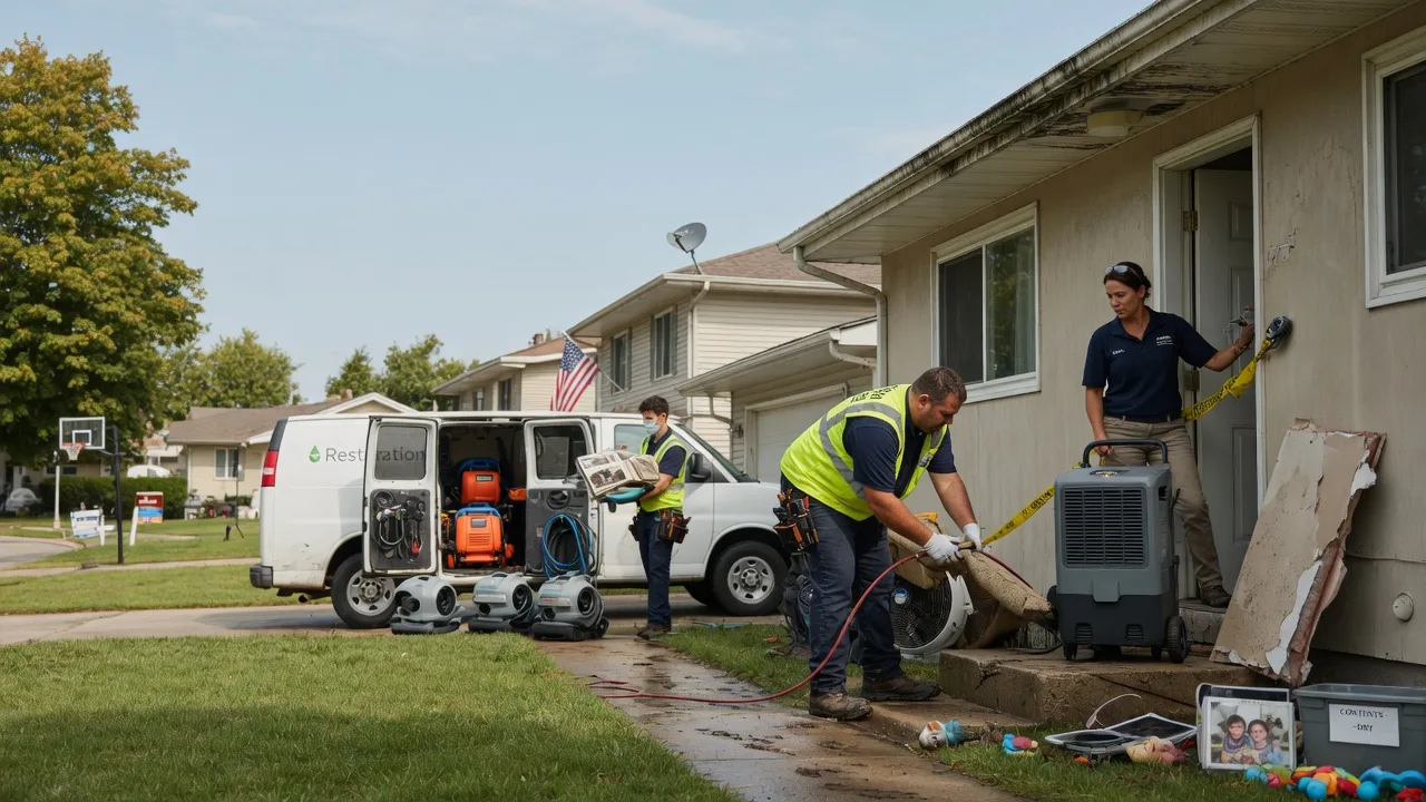 Water Damage Restoration in Congerville, IL near me